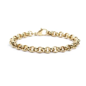 Bracciale catena diamantata rolò ORO CAT ROLO' DIAMANTATA BASE