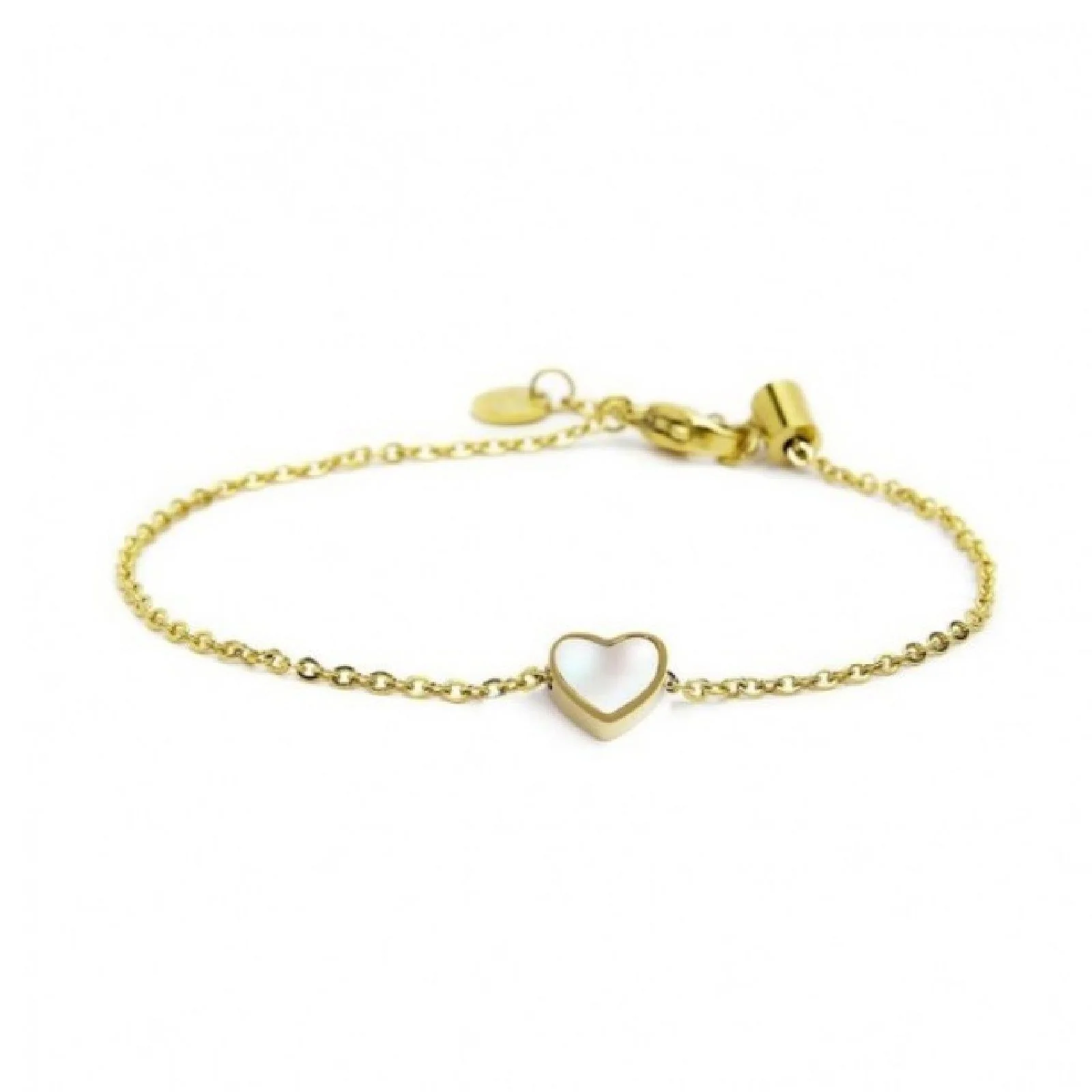 Bracciale cuore madreperla