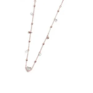 Collana Marlù Nel Mio Cuore da donna ORO CAT PERLE CUORE CRIST NMC27