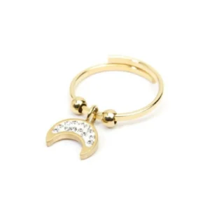 Anello Marlù 18AN071G LUNA PENDENTE PVD ORO