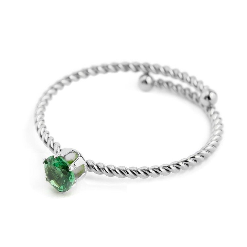 AN ACC TG S 4MM CZ VERDE TMT2AA