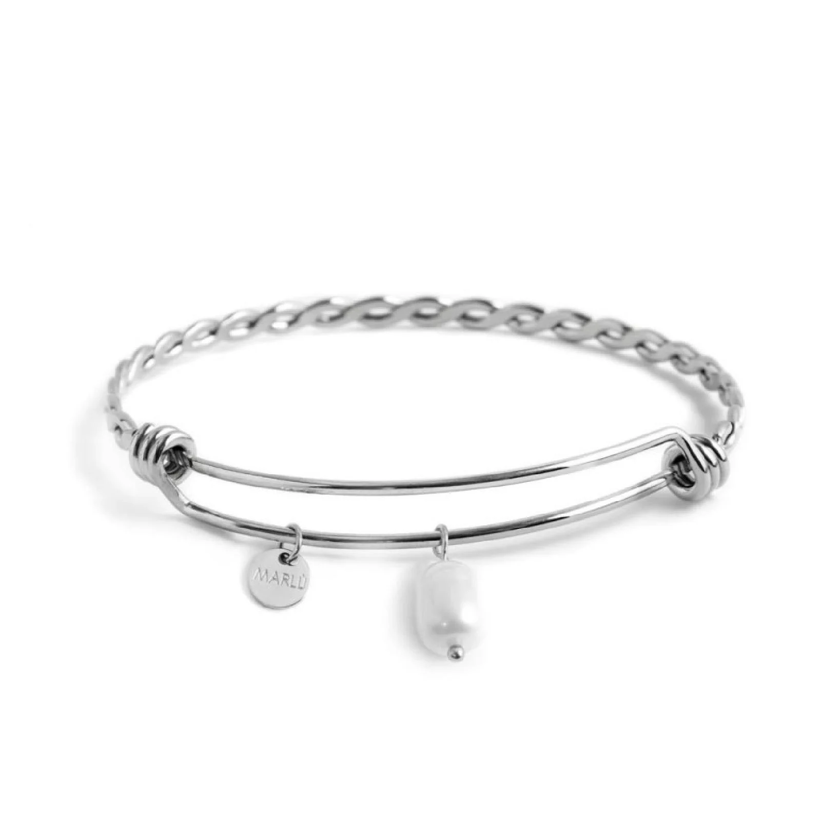BRACCIALE AC BANGLE TORCHON PERLA