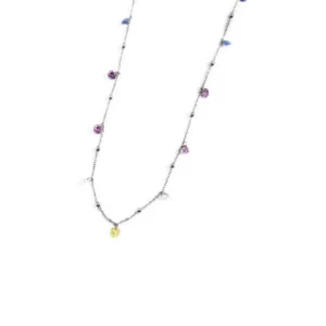Collana Marlù Be Woman da donna ACC 90CM CZ COLOR E SFERE BEW02
