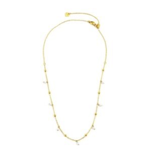 Collana Marlù con perline pendenti 2CO0069G-W 44 cm pvd oro
