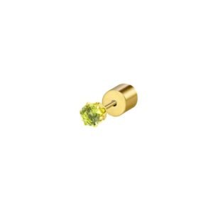 OR ORO MONO 3MM CZ VERDE BEW16