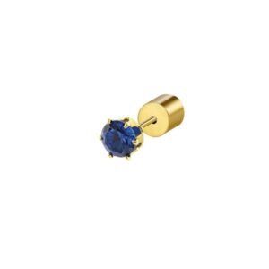 ORO MONO 4MM CZ BLU BEW16