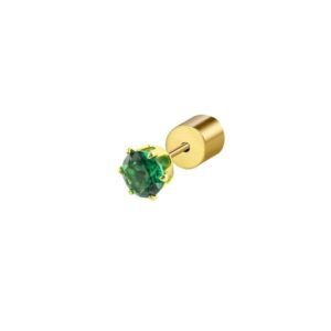ORO MONO 4MM CZ VERDE BEW16