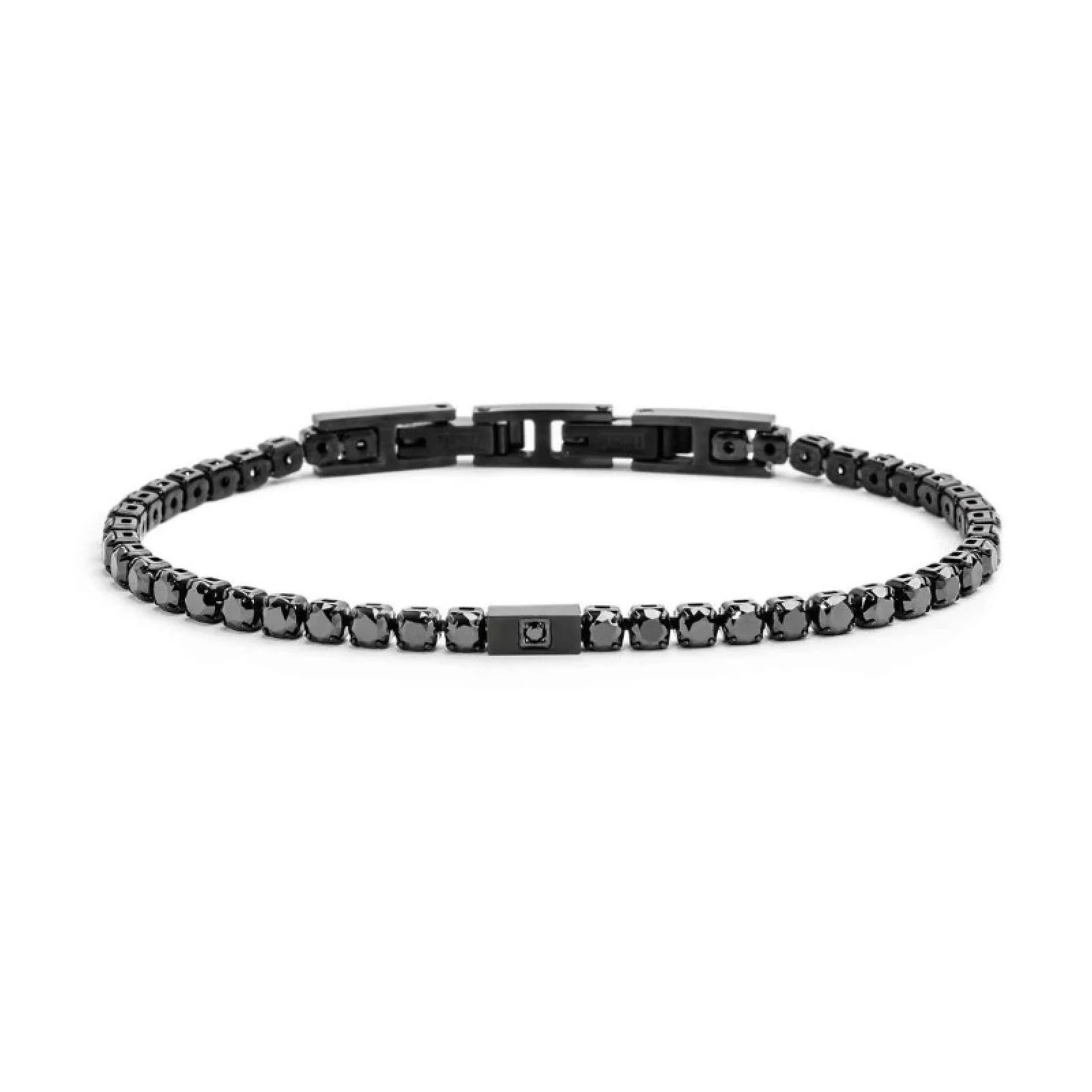 Bracciale tennis 3mm NERO TENNIS NERO 3MM SPK01
