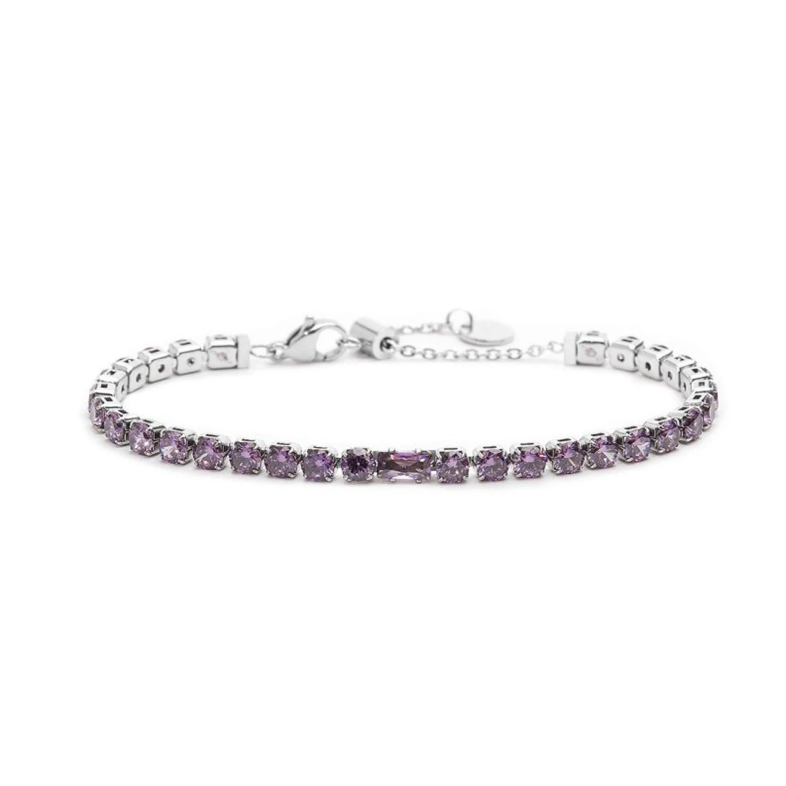 Bracciale Marlù Sparkles da donna ACC TENNIS 4 MM VIOLA SPK02