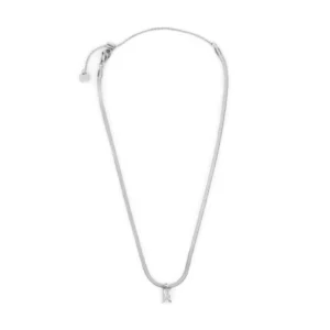 Collana catena snake con zircone baguette ACC SNAKE CZ BAG BIANCO SPK05