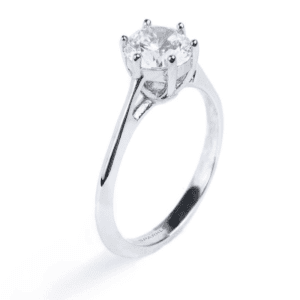 Anello solitario zircone 5,25mm ACC TG14 SOLITARIO 6,25MM SPK13