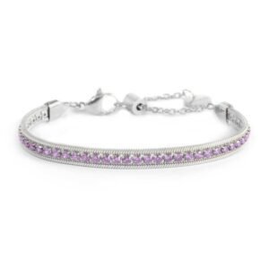 Bracciale Donna Gioielli Marlù ACC TENNIS ROSA E SNAKE SPK03