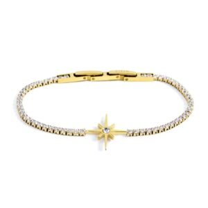 Bracciale Marlù Vision ORO TENNIS ROSA DEI VENTI VSN04