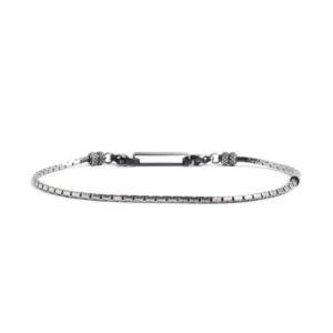 Bracciale Brunito Catena Oval Box 2Mm