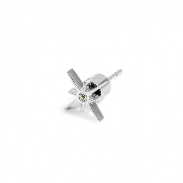 Mono orecchino Marlù Donna Vision in Acciaio ACC MONO ROSA DEI VENTI VSN04