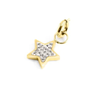 Charm Marlù Time to in Acciaio ORO STELLA CRIST BIANCHI TMT20