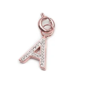 MARLU' CHARM ROSE LETTERA A CRISTALLI TMT34