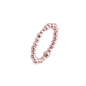 Anello Marlù Donna Sparkles in Acciaio ROSE ELAS TG M EMATIT LISC BEW11