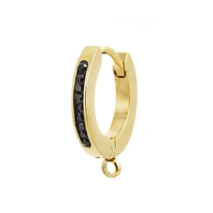 Mono orecchino ORO MONO 13MM N CRIS ANELLOBASI