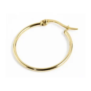 Orecchino a cerchio 25mm ORO MONO 25MM CERCHIO BASI