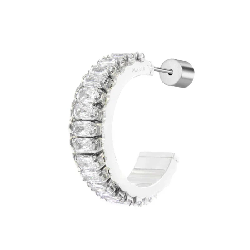 Bracciale Donna Gioielli Marlù ACC MONO CER BAGUET BIANCOSPK03
