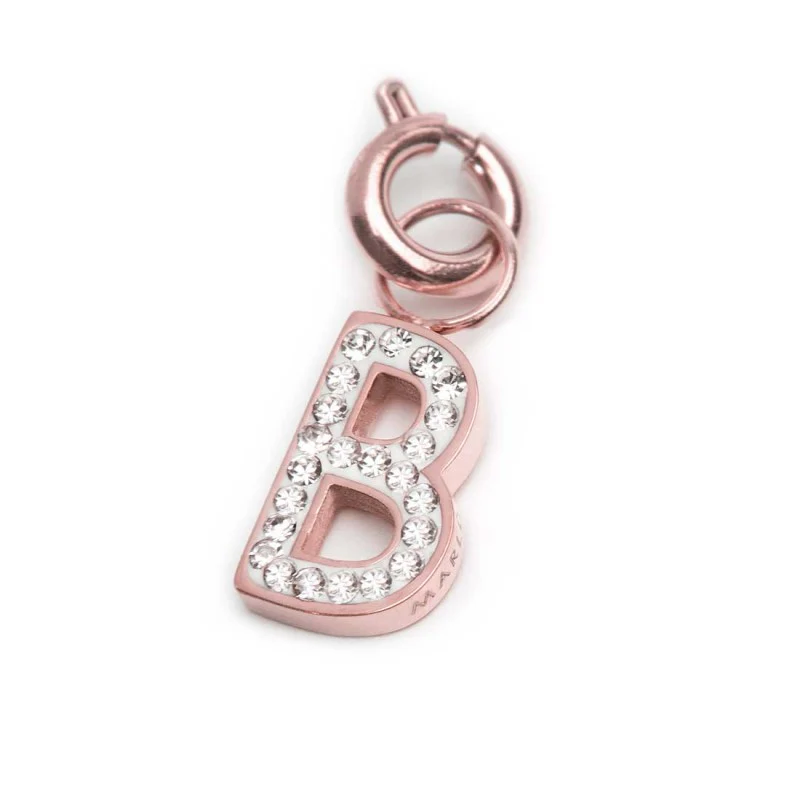 MARLU' CHARM ROSE LETTERA B CRISTALLI TMT34