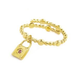 AN ORO LUCCHETTO PENDENTE TMT24