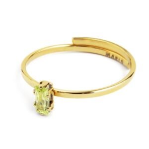 Anello Marlù ORO CUBIC ZIRCONIA VERDE BEW12