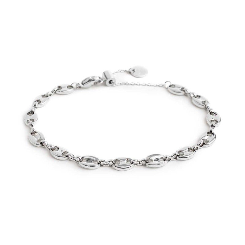 Bracciali catena Marlù Vision da donna acciaio con catena marine