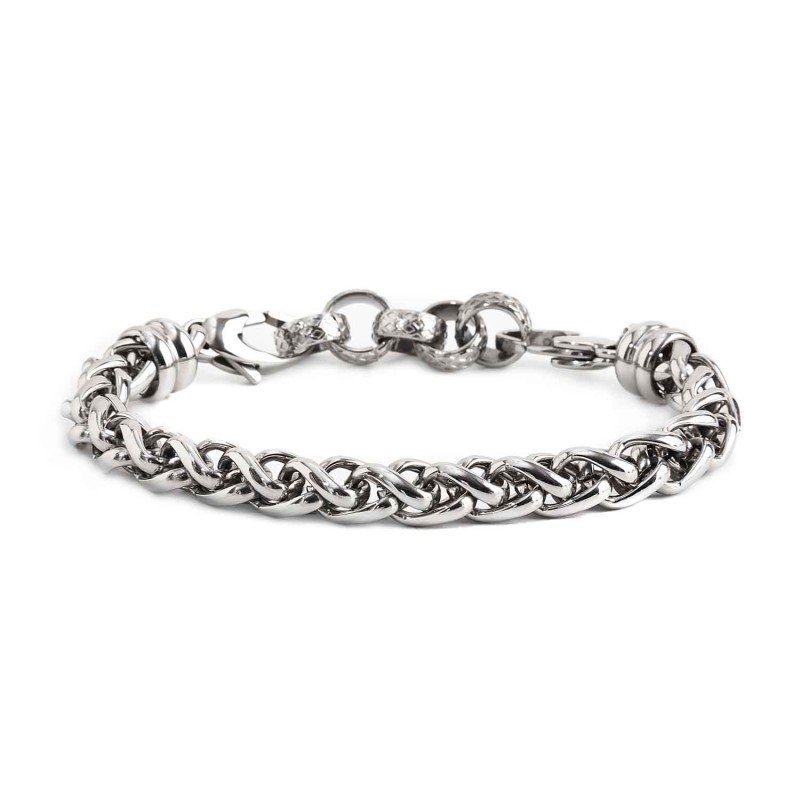 Bracciale Marlù Namastè da uomo ACC 7.80MM CAT.SONAGLIO NAM02