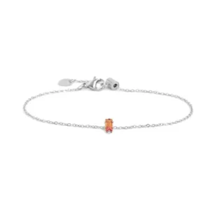 Bracciale con zircone baguette ACC CUBIC ZIRCONIA ARANCIO BEW12
