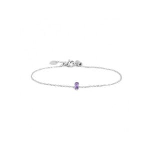 Bracciale con zircone baguette ACC CUBIC ZIRCONIA VIOLA BEW12