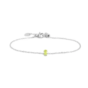 Bracciale con zircone baguette ACC CUBIC ZIRCONIA VERDE BEW12