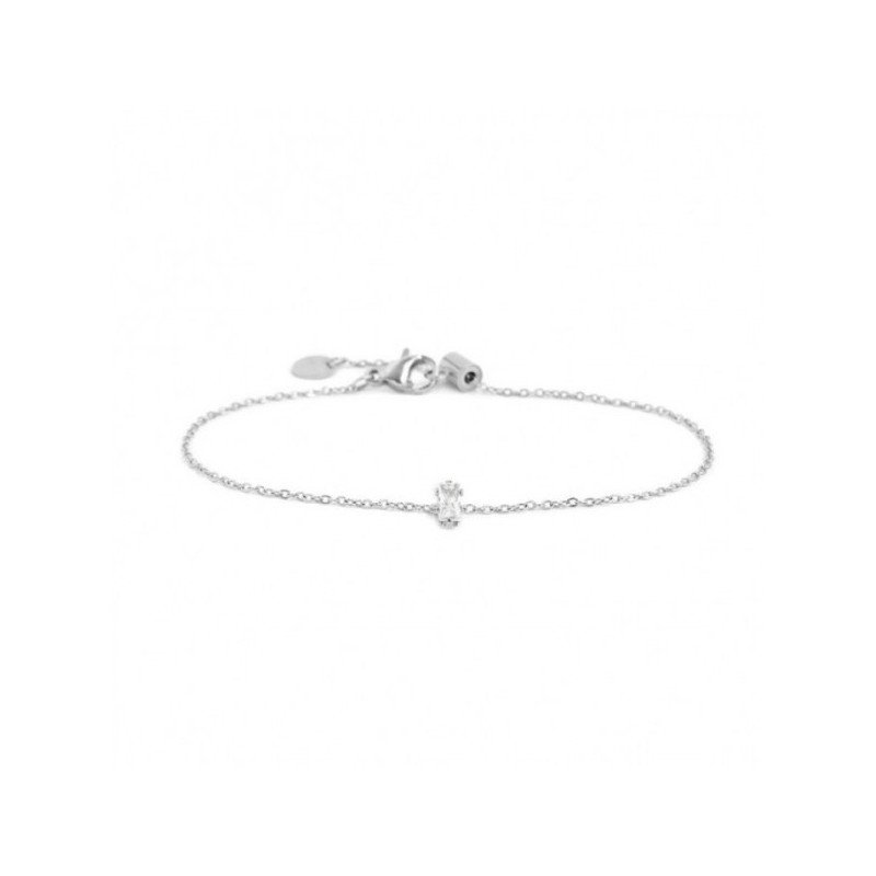 Bracciale con zircone baguette ACC CUBIC ZIRCONIA BIANCO BEW12