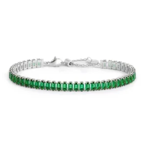 Bracciale Donna Gioielli Marlù ACC TENNIS BAGUET VERDE SPK03