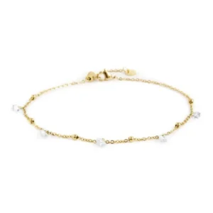 CV ORO CZ BIANCHI E SFERE ANK02