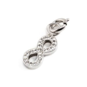 Charm infinito con cristalli ACC INFINITO CRIST BIANCHI TMT20