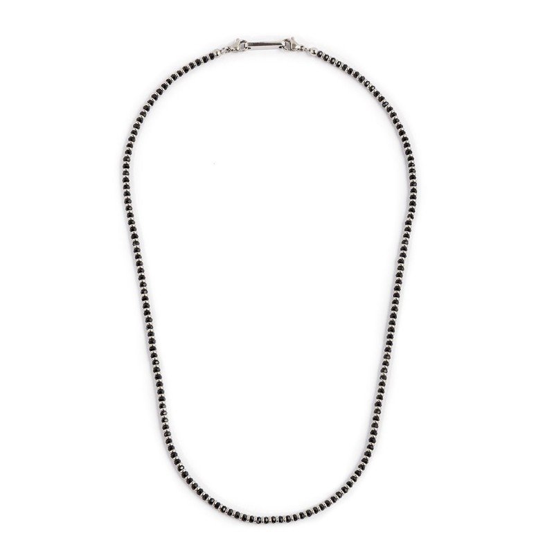 Collana Marlù Man da uomo ACC AGATA NERA MAN06