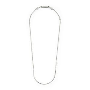Collana Uomo Acciaio Catena Oval Box 2mm