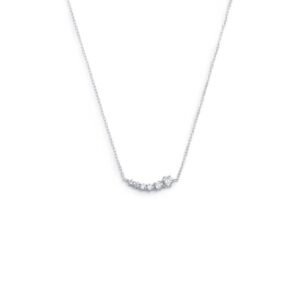 Bracciale catena cutting cross zirconi centrali ACC CENTRALE CZ E BAGUET SPK13