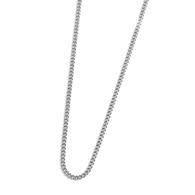 Collana catena acciaio L70CM 2.08MM GRUMET BASI