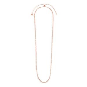 Collana catena "o" e catena square wire "o" ROSE' 90CM BASI
