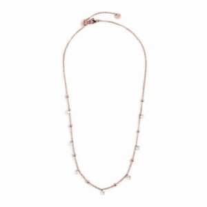 Collana Marlù Be Woman da donna ROSE 45CM CZ BIANCHI E SFERE