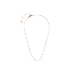 Collana Marlù 2CA0031R-W catenina con perline pvd oro rosa