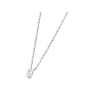 Collana con zircone baguette