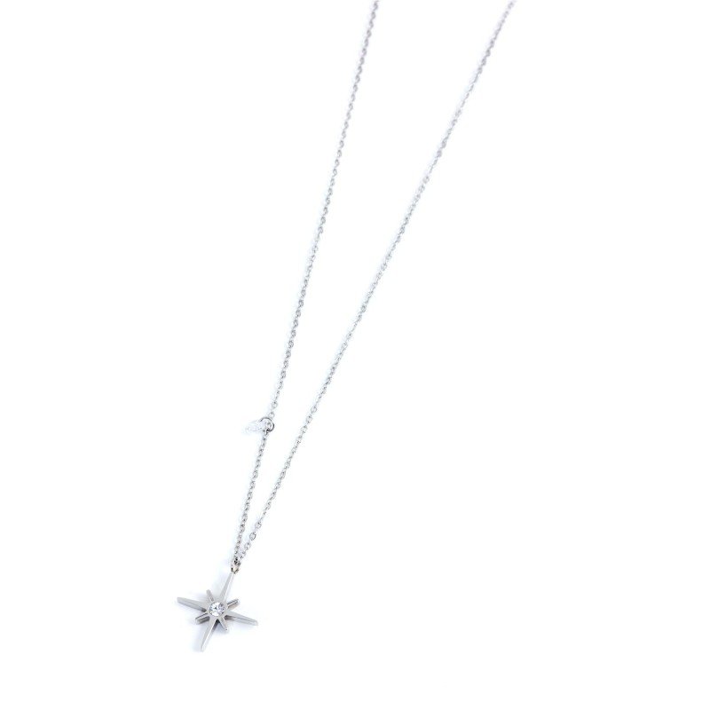 Collana Marlù ORO 15MM ROSA VENT CZ 45MM