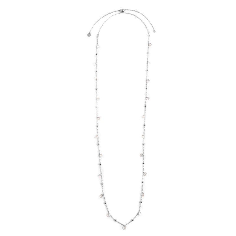 Collana Marlù Be Woman da donna ACC 90CM CZ BIANC E SFERE BEW02