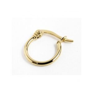 Mono orecchino Marlù Basi in Acciaio ORO MONO 13MM CERCHIO BASI