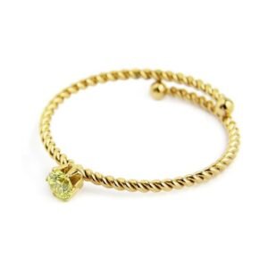 AN ORO TG S 3MM CZ VERDE TMT2AA