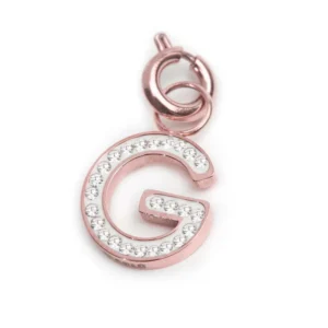 MARLU' CHARM ROSE LETTERA G CRISTALLI TMT34